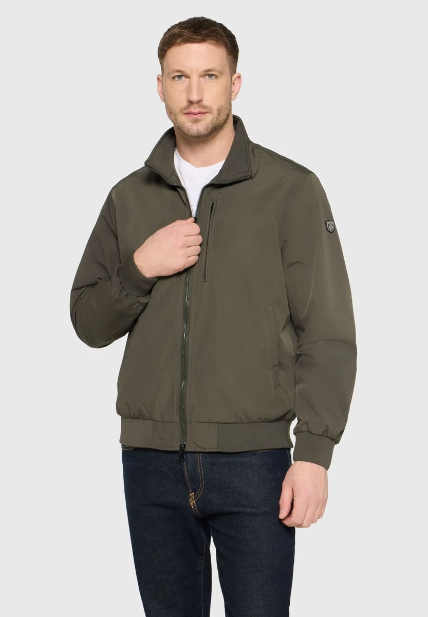 Herren Blouson Jacke mit Stehkragen