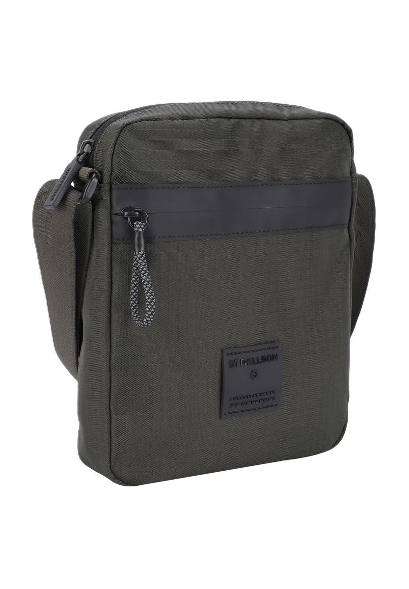 strellson Schultertasche, Reißverschluss, Patch, für Herren, grün