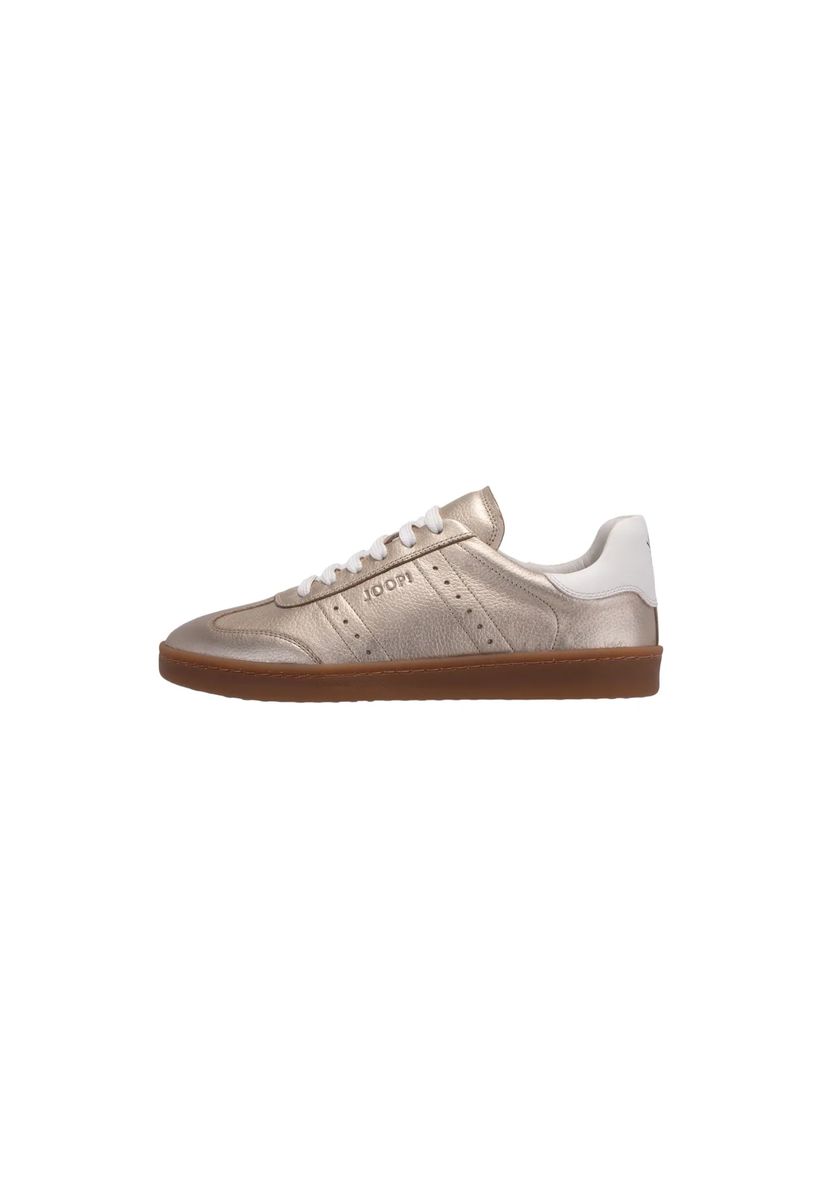 Metallic Leder Low-Top Sneaker