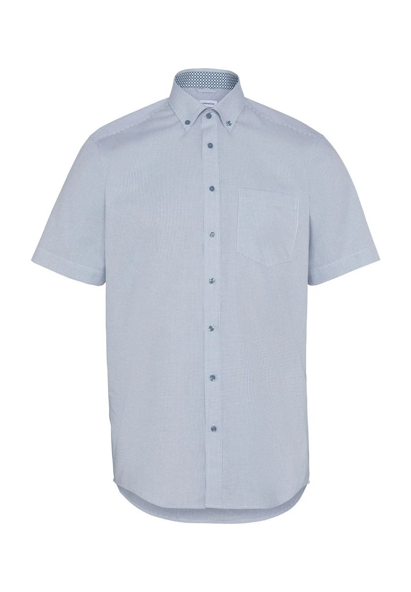 Herren Kurzarm Button-Down Hemd