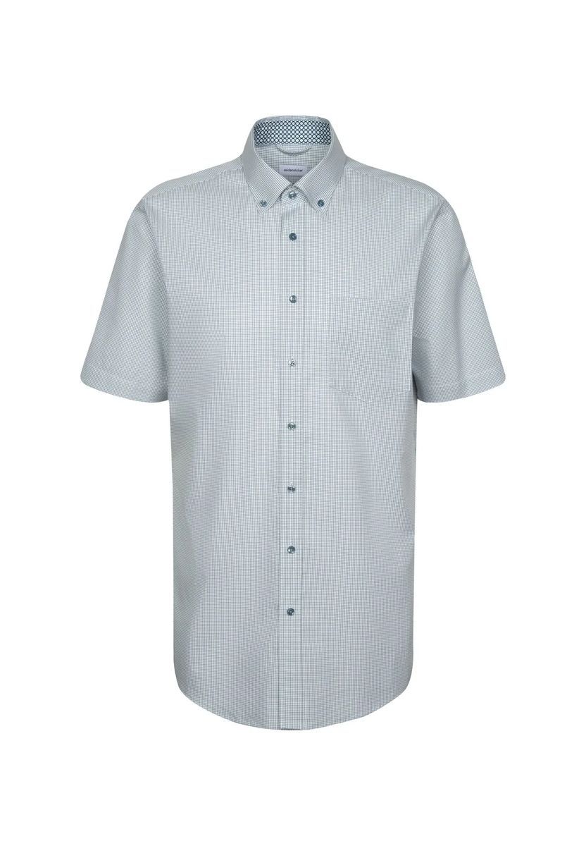 Herren Kurzarm Button-Down Hemd