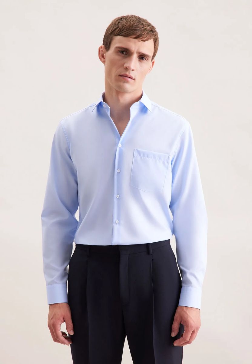 Klassisches Regular Fit Langarmhemd