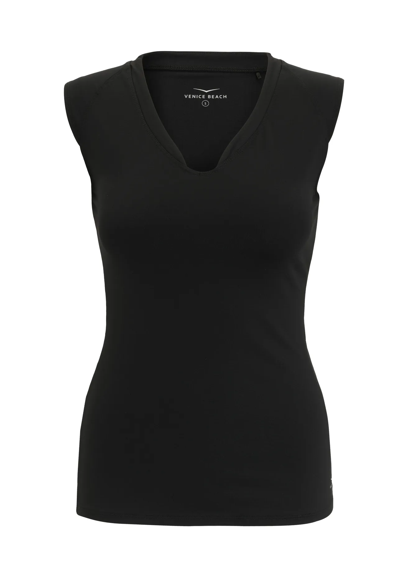 Figurbetontes, ärmelloses Activewear-Top