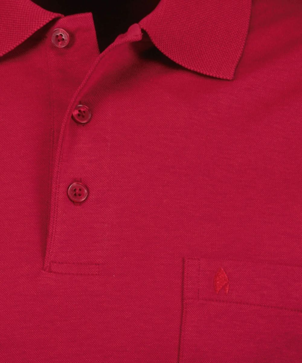 Klassisches Piqué-Poloshirt mit Brusttasche