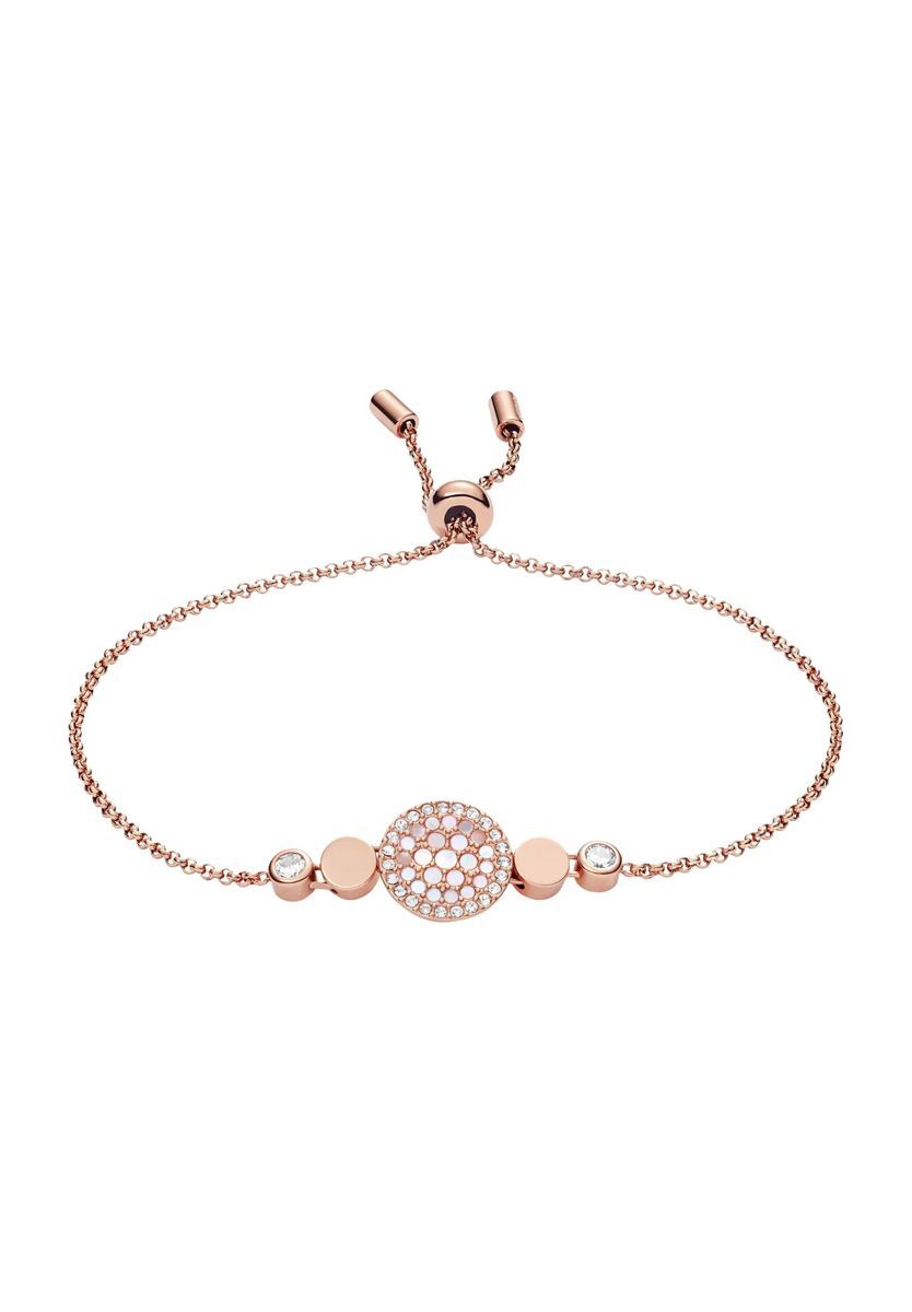 Roségoldfarbenes Kristallkreis-Armband