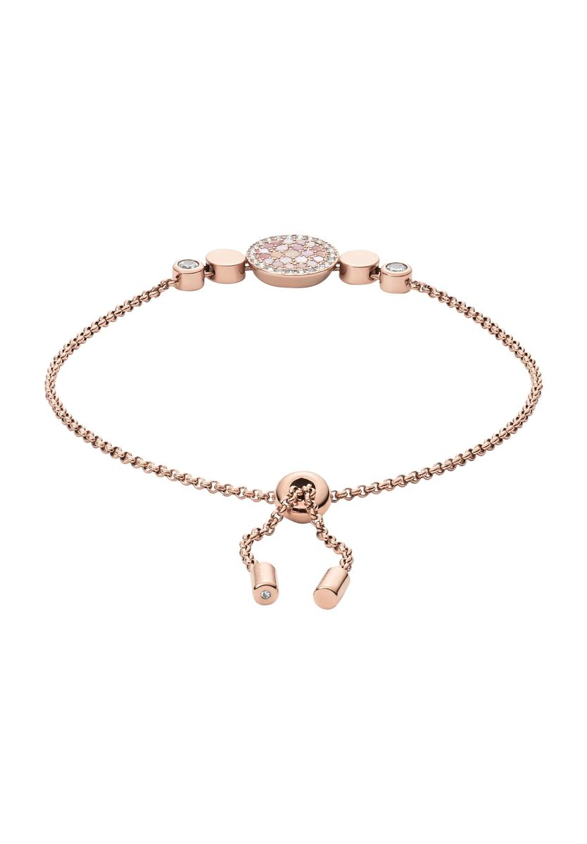Roségoldfarbenes Kristallkreis-Armband
