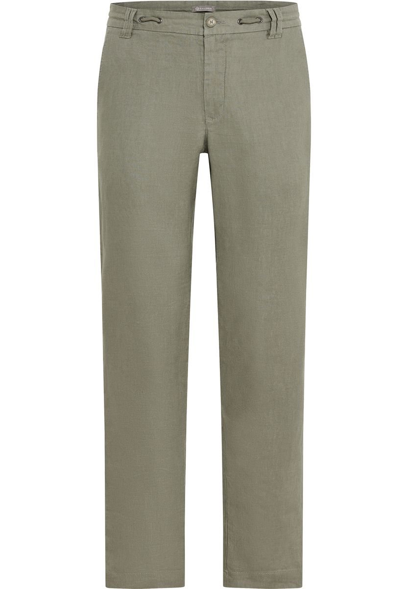 Herren Chino Hose aus Leinenmischung