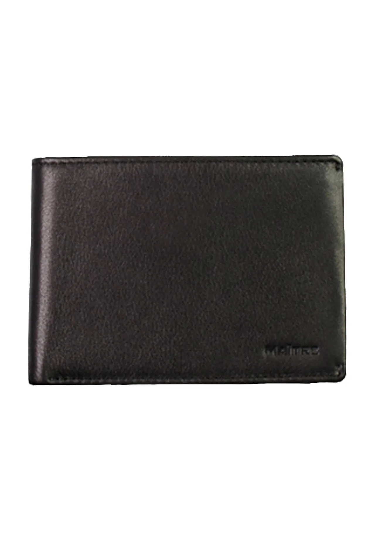 Maître Geldbörse "Gerold", Querformat, Leder, RFID-Schutz, für Herren, schwarz