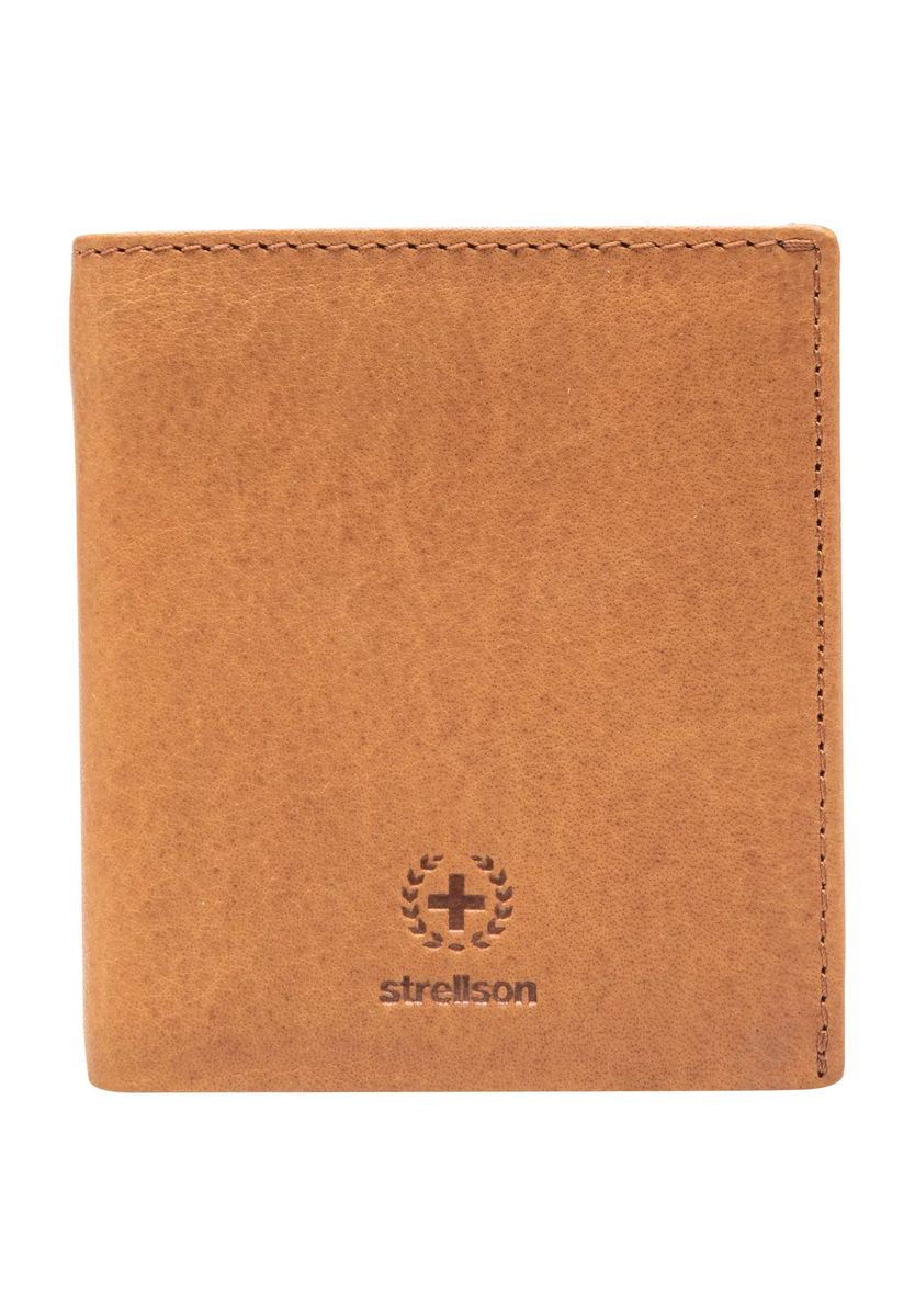 strellson Gelbörse, Leder, Logo, uni, für Herren, braun, 99