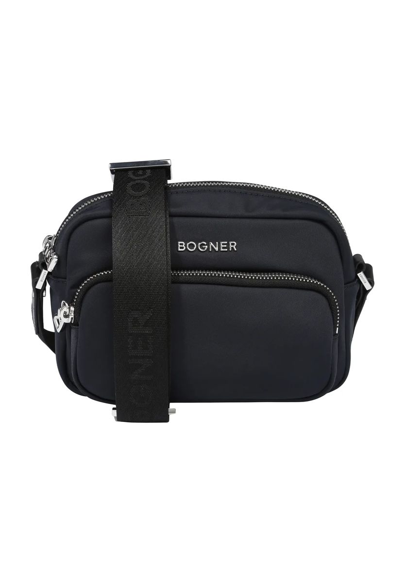 BOGNER Umhängetasche "Lidia", Reißverschluss, Emblem, für Damen, blau, 99