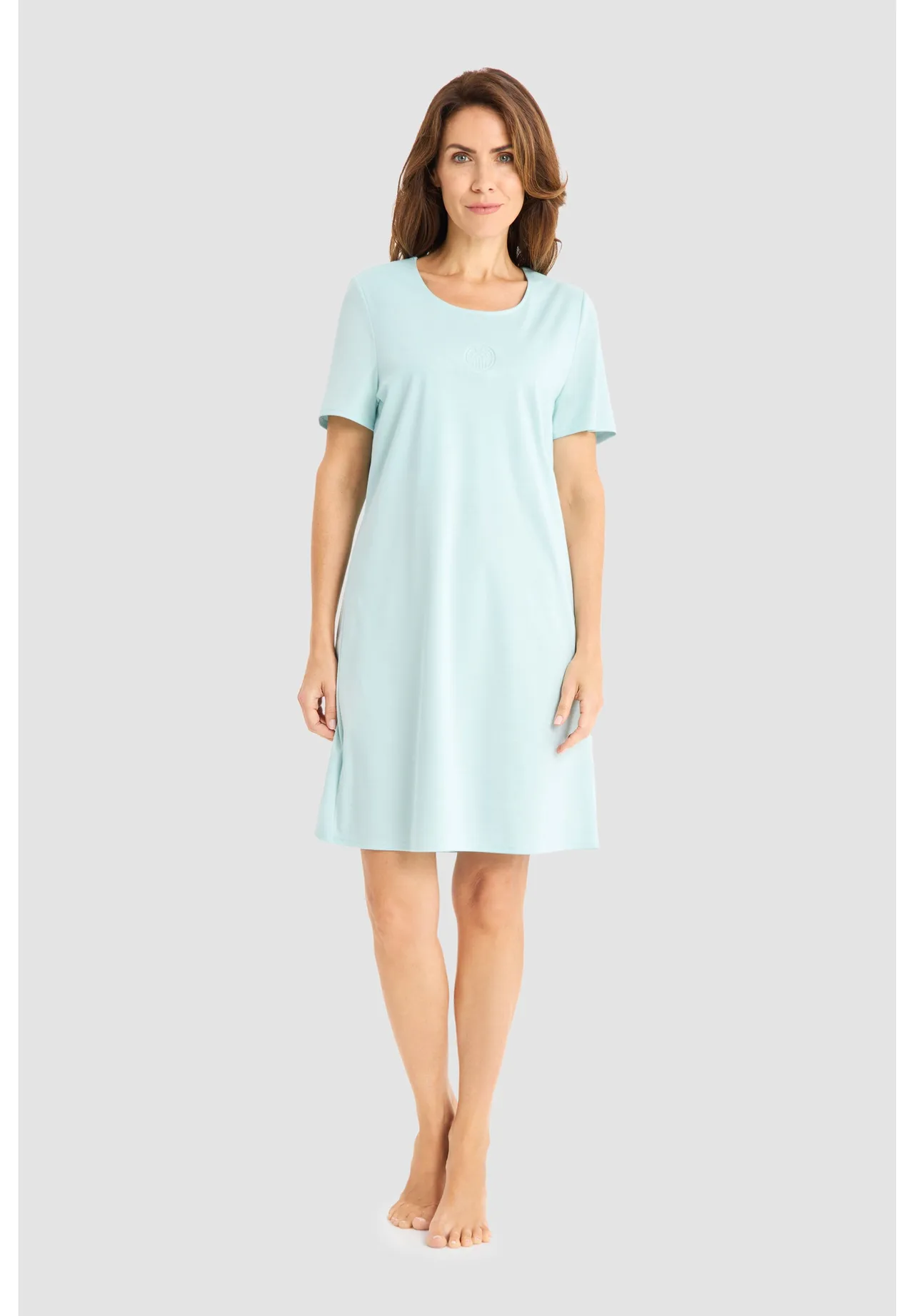 LOUIS FÉRAUD Schlafshirt High Class, U-Ausschnitt, für Damen, grün, 38