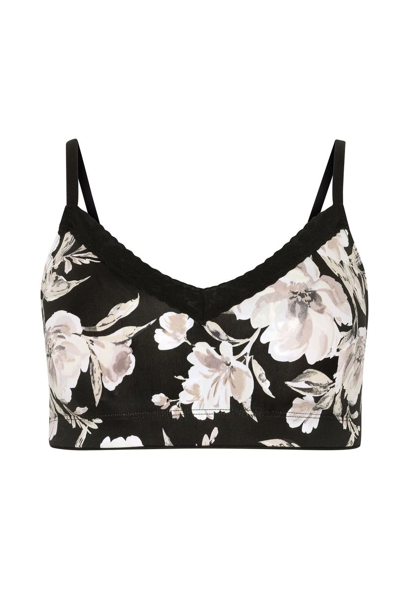 Bralette mit Blumendruck und weichem Stretch