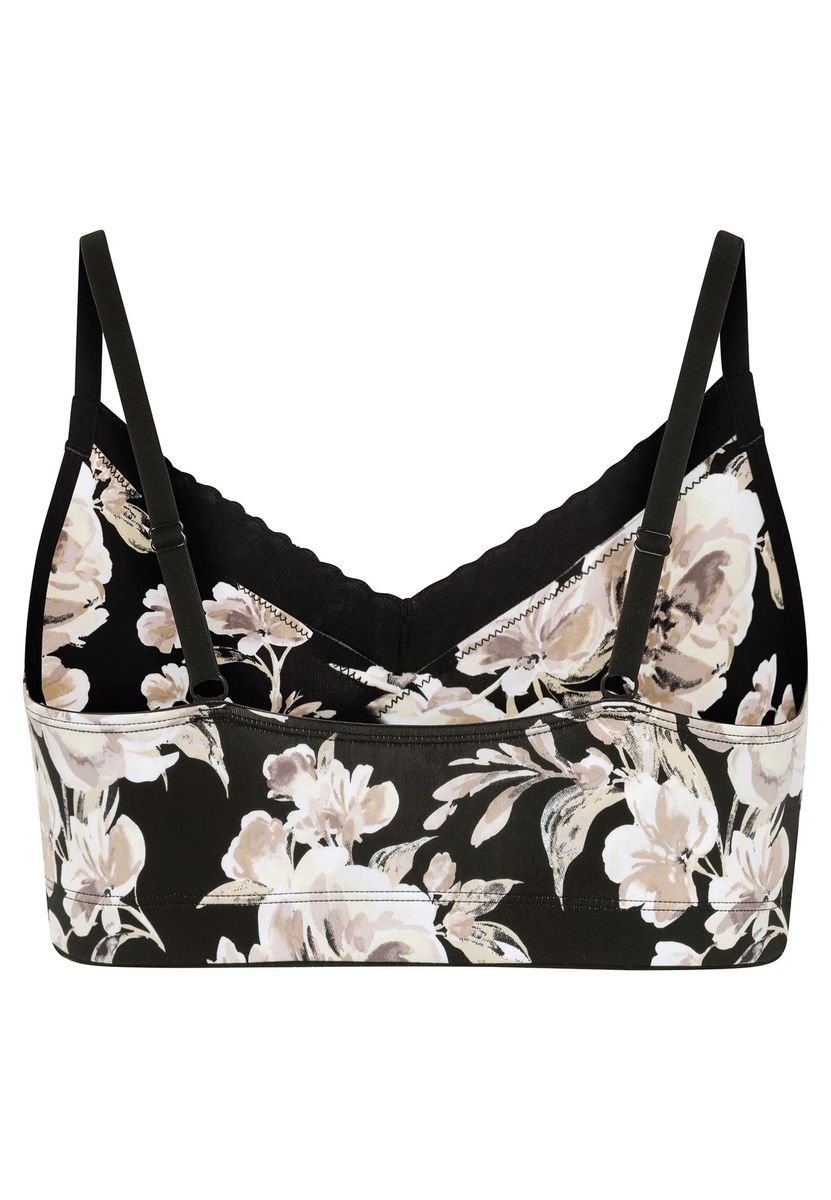 Bralette mit Blumendruck und weichem Stretch