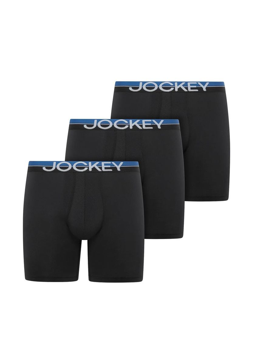 Herren Kühlende Schwarze Boxershorts 3er-Pack