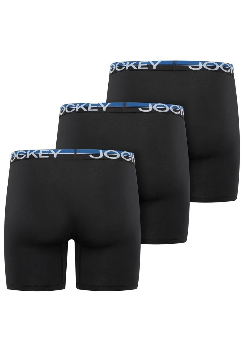 Herren Kühlende Schwarze Boxershorts 3er-Pack