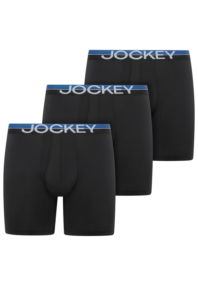 Herren Kühlende Schwarze Boxershorts 3er-Pack