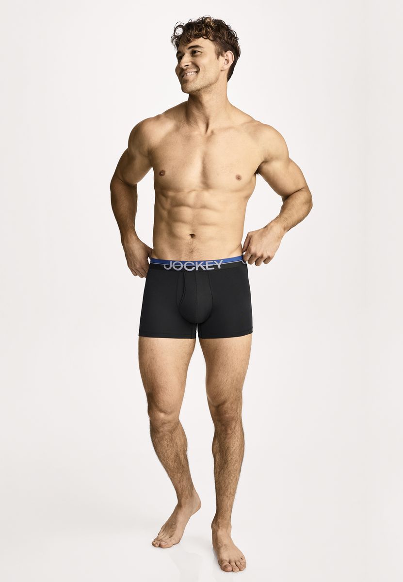 Herren Kühlende Schwarze Boxershorts 3er-Pack