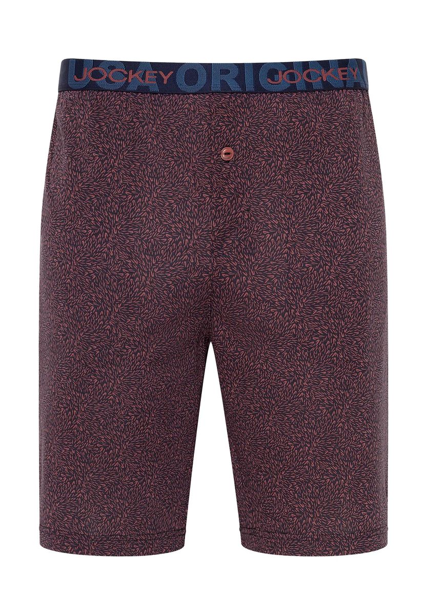 Gemusterte Lounge-Bermudashorts für Herren