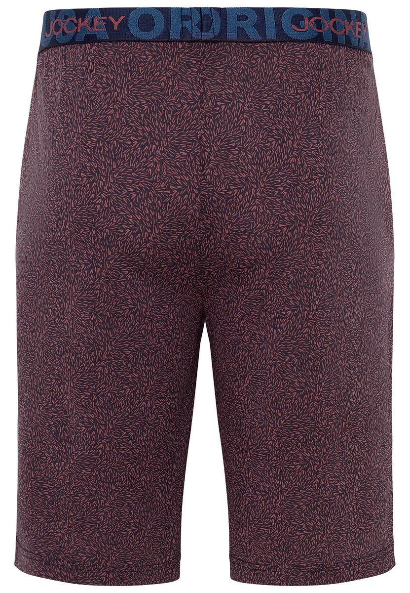 Gemusterte Lounge-Bermudashorts für Herren