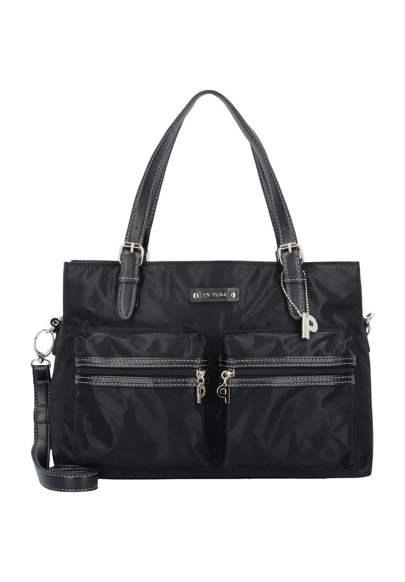 PICARD Schultertasche, Schultergurt, Außentaschen, für Damen, schwarz, 99