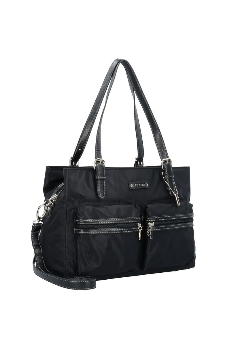 PICARD Schultertasche, Schultergurt, Außentaschen, für Damen, schwarz, 99