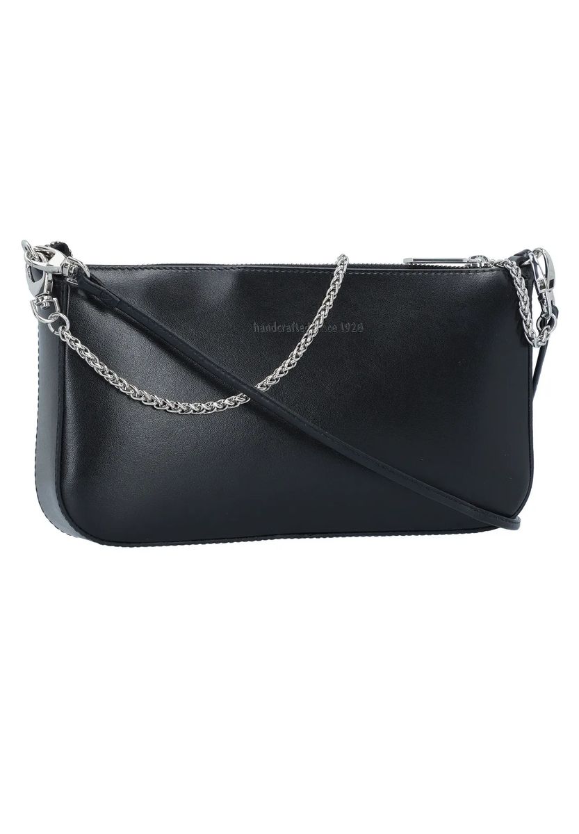 Elegante Ledertasche mit Schulterkette