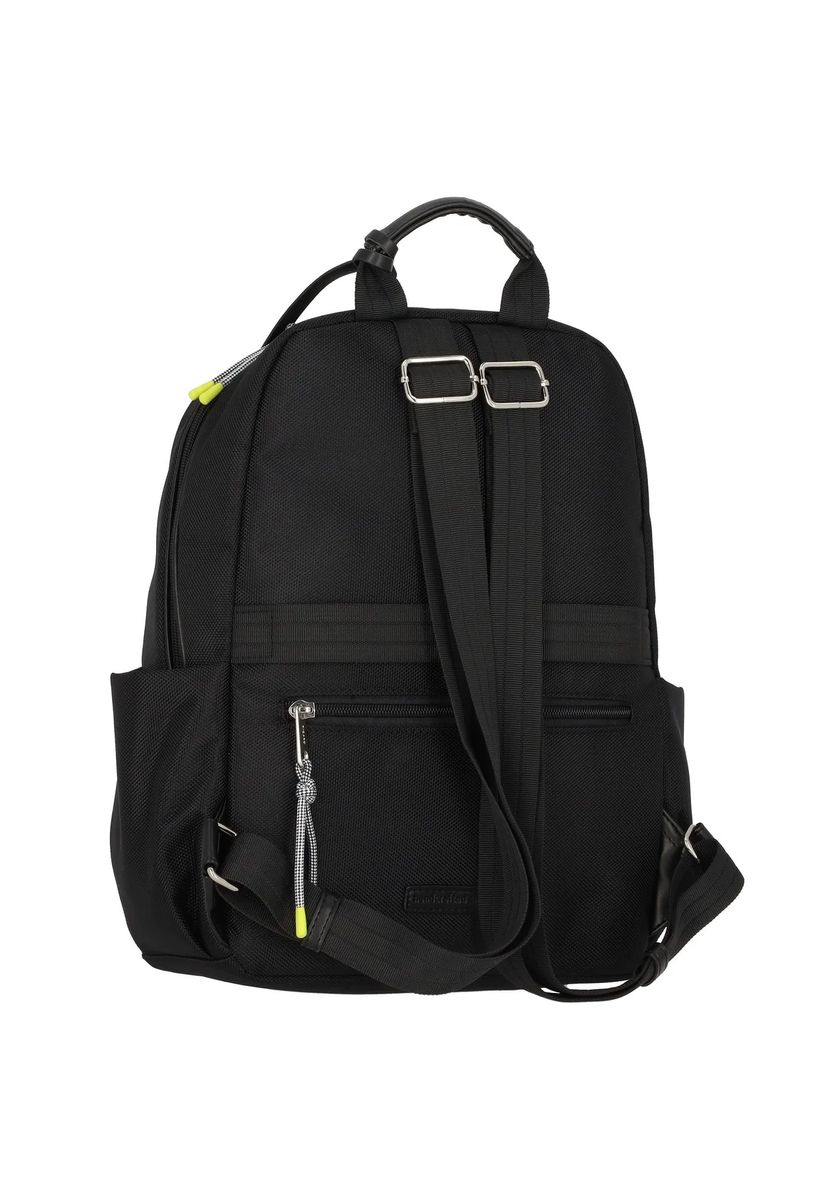 PICARD Tagesrucksack, Zweiwegereißverschluss, Anhänger, schwarz, 99