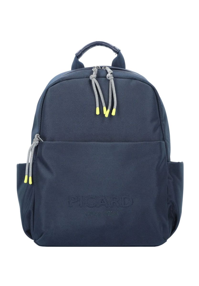 PICARD Tagesrucksack, Zweiwegereißverschluss, Anhänger, blau, 99