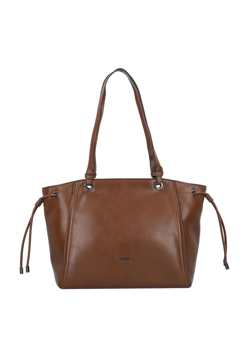 Braune Schultertasche aus Kunstleder