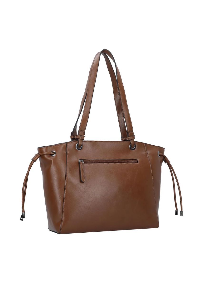 Braune Schultertasche aus Kunstleder