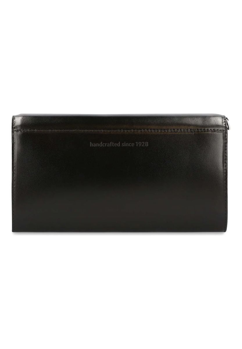 Elegante Leder Clutch mit Schulterriemen