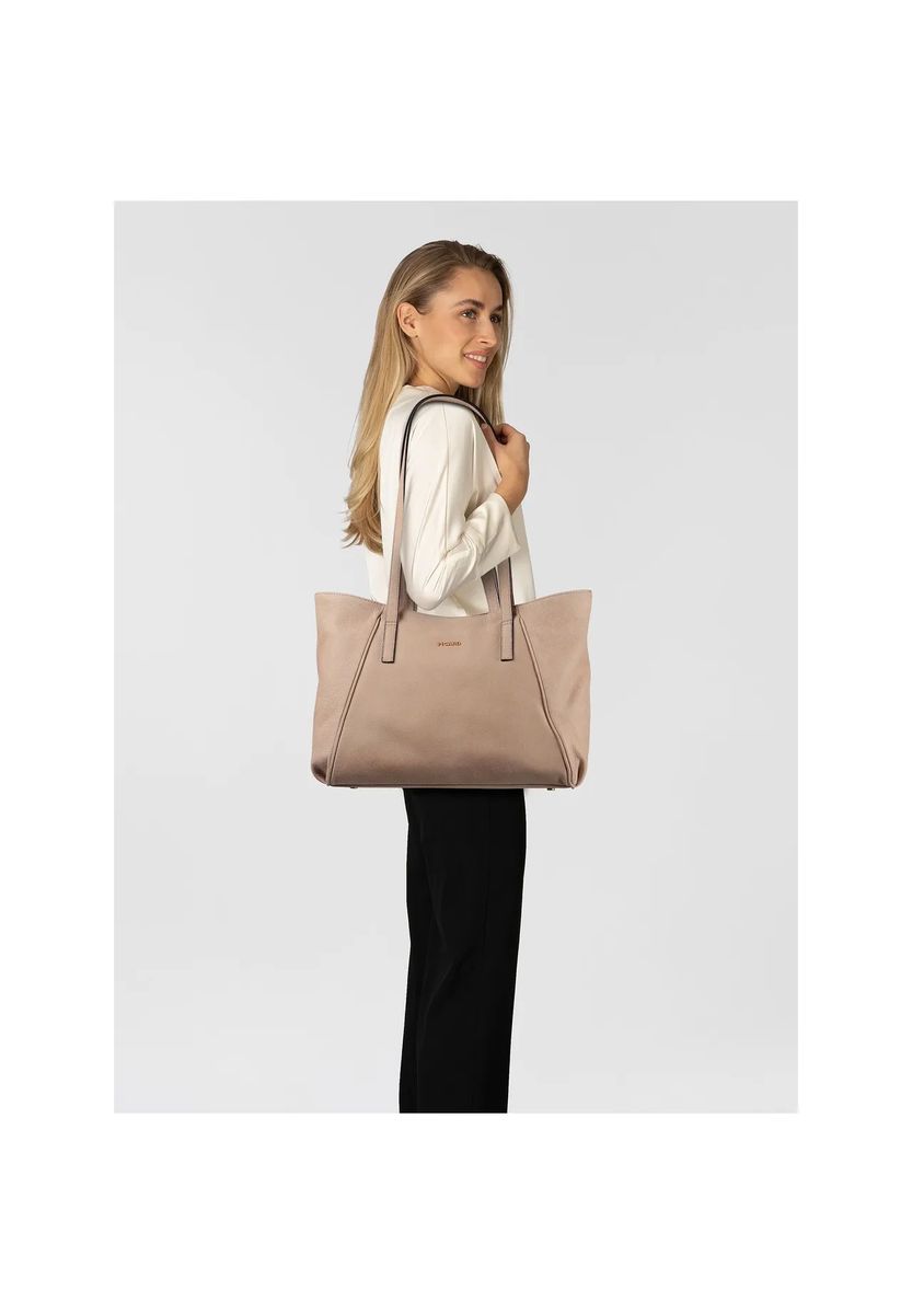 Elegante Shopper-Tasche aus Leder