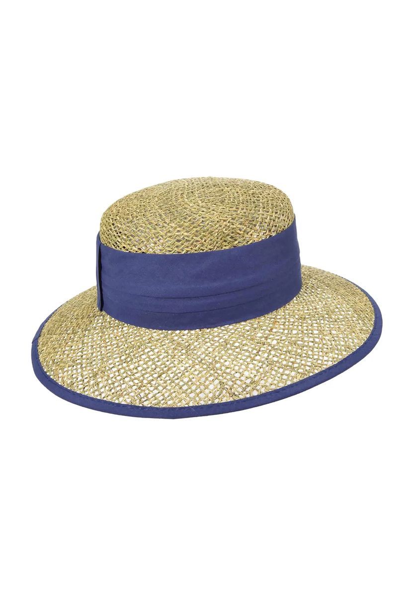 Strohhut mit Ripsband