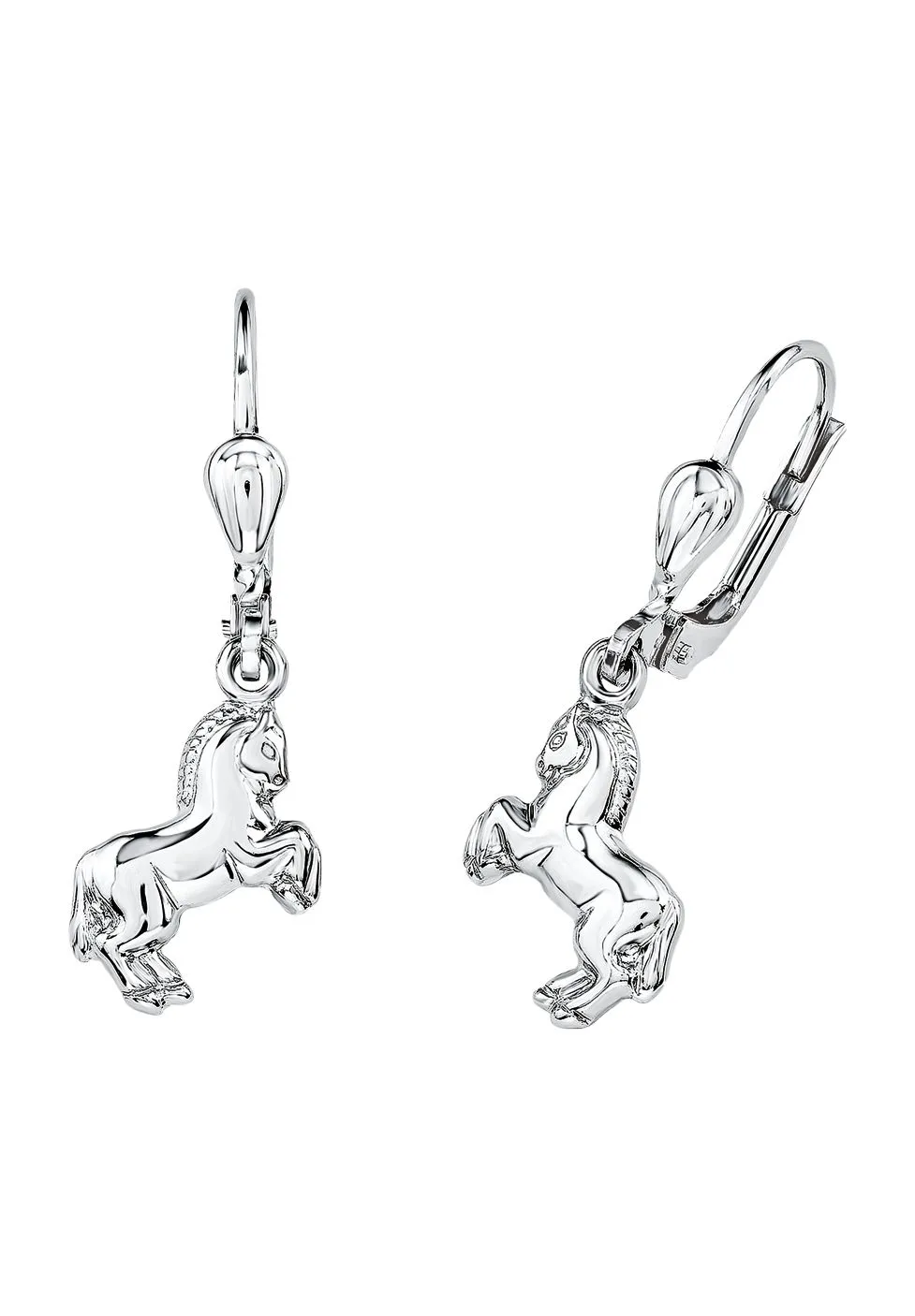 Pferdeohrringe aus Sterlingsilber