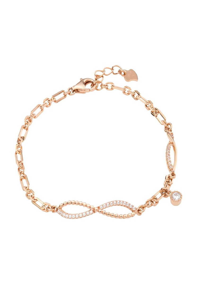 Roségoldenes Unendlichkeits-Symbolarmband
