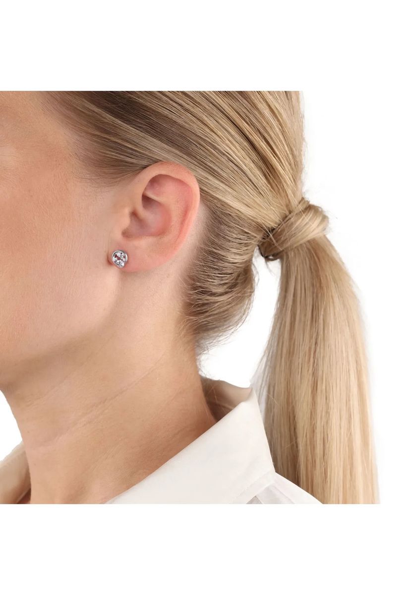 Funkelnde Ohrstecker aus Sterlingsilber