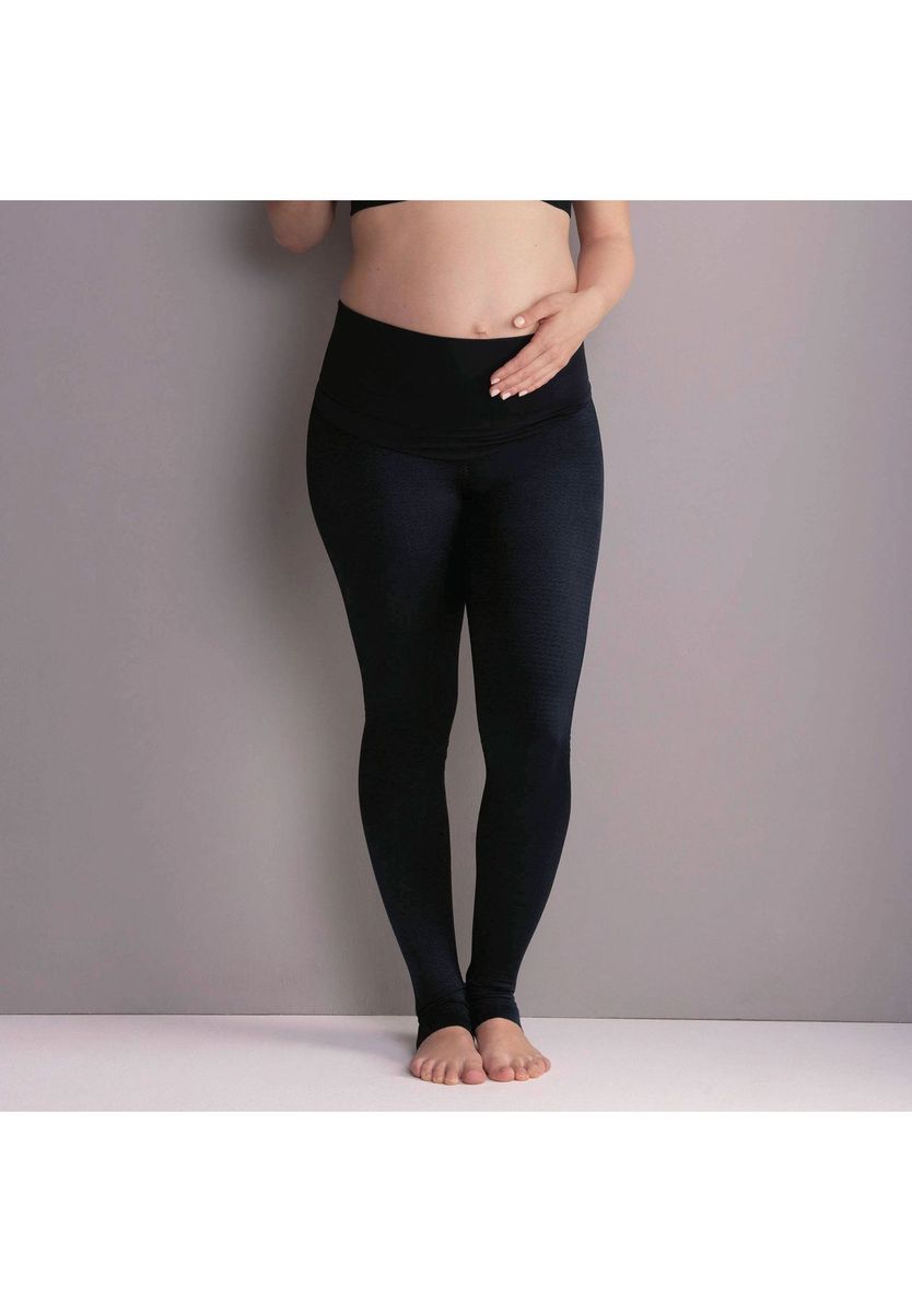 Hoch taillierte Strickleggings