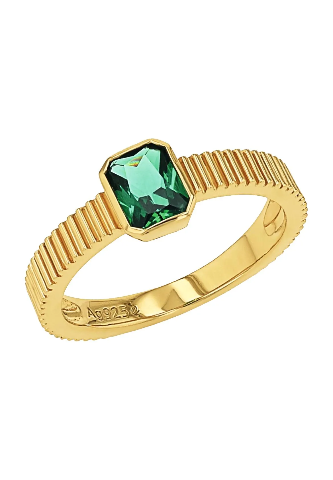 amor Damen Ring, 925er Sterling Silber, GOLD