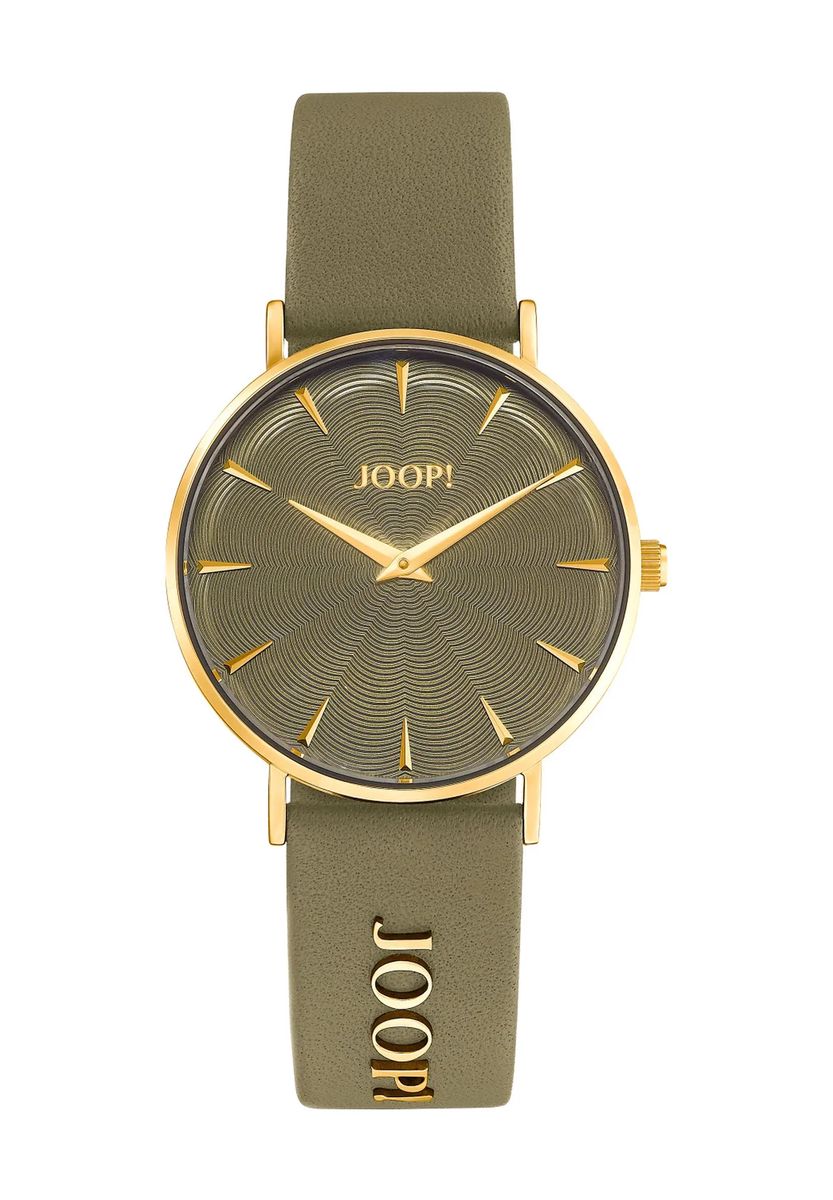 Elegante Damenarmbanduhr mit Lederarmband