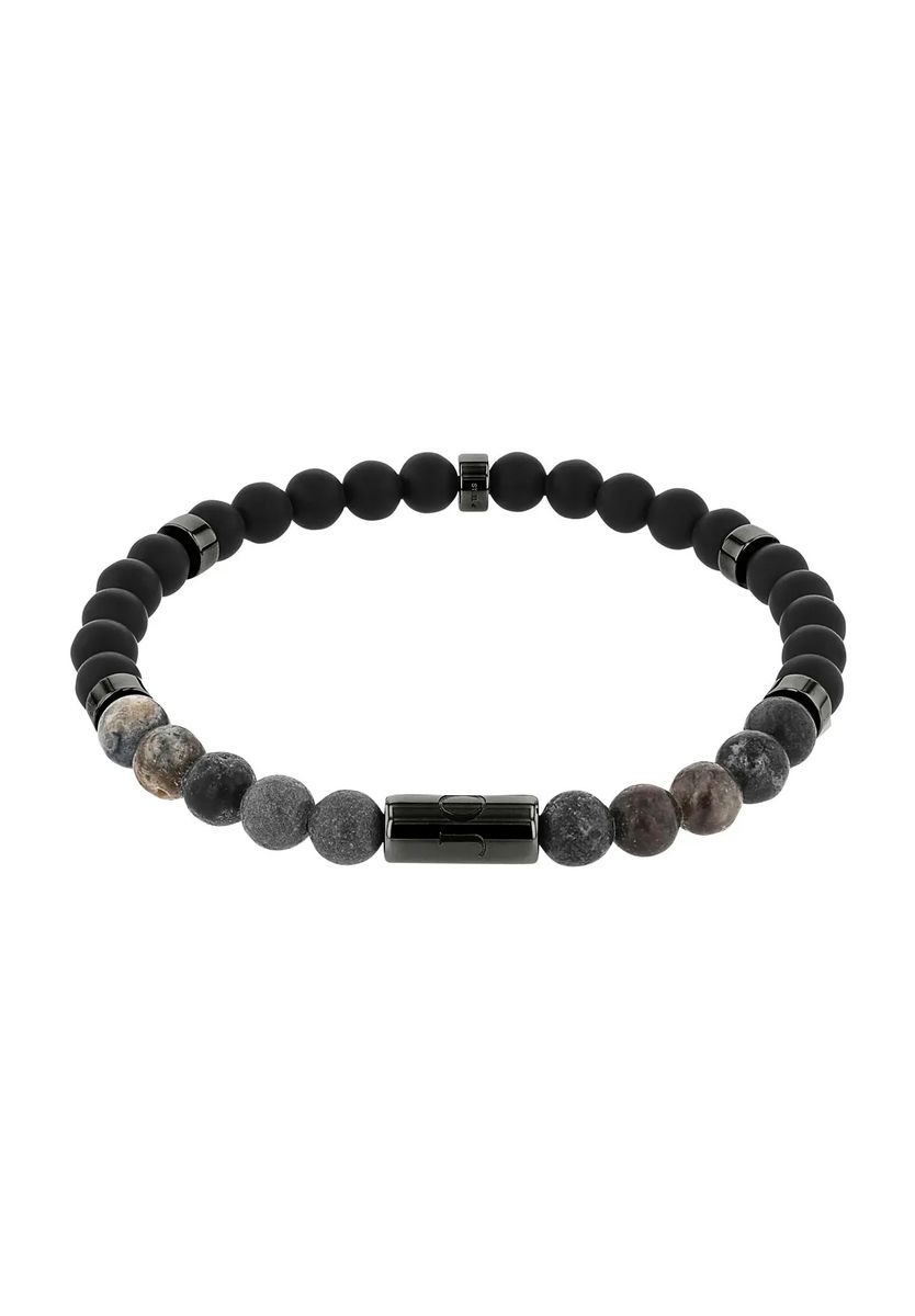 Herren Perlen Achat Armband
