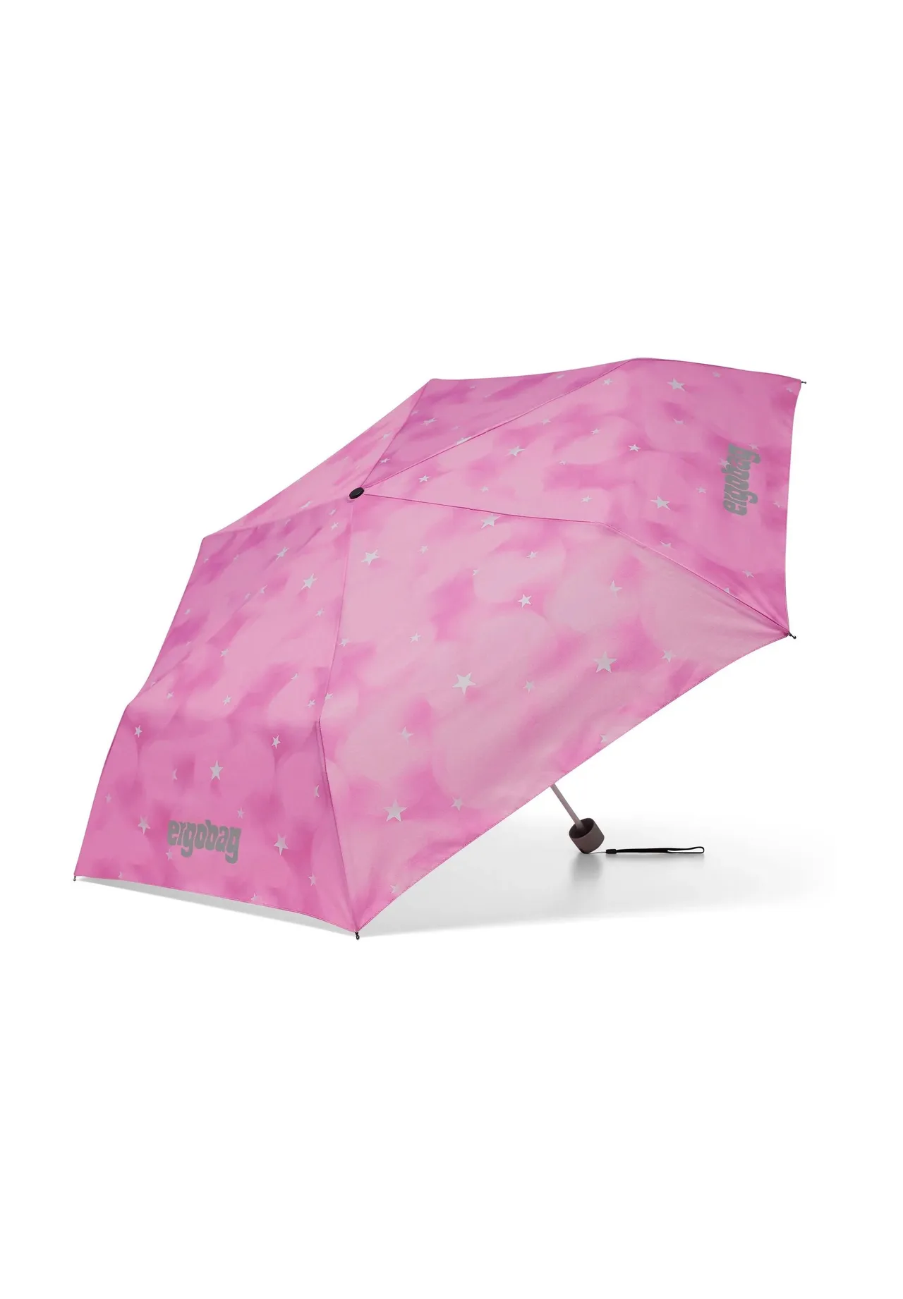 Kinder Regenschirm mit pinkem Sternenhimmel