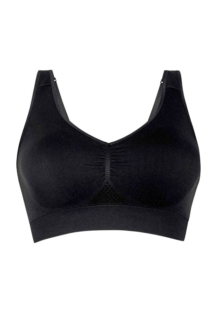 Nahtloses Stütz-Bralette mit breiten Trägern