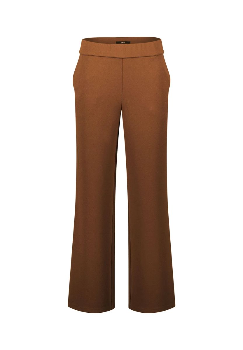 zero Stoffhose mit elastischem Bund 28 Inch, braun, 36