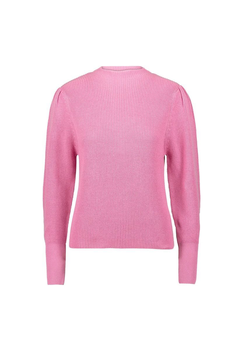 Strickpullover mit Puffärmeln