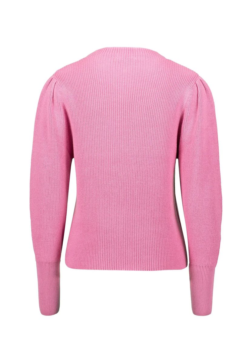 Strickpullover mit Puffärmeln