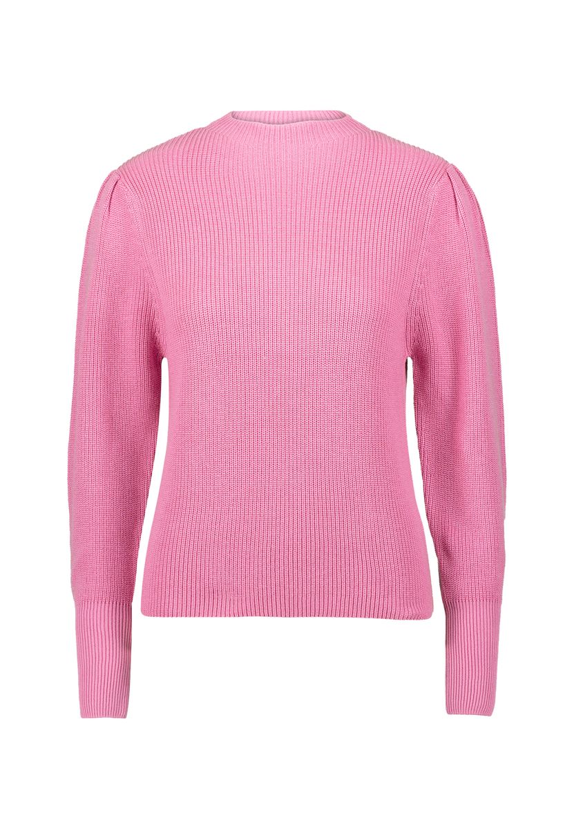 Strickpullover mit Puffärmeln