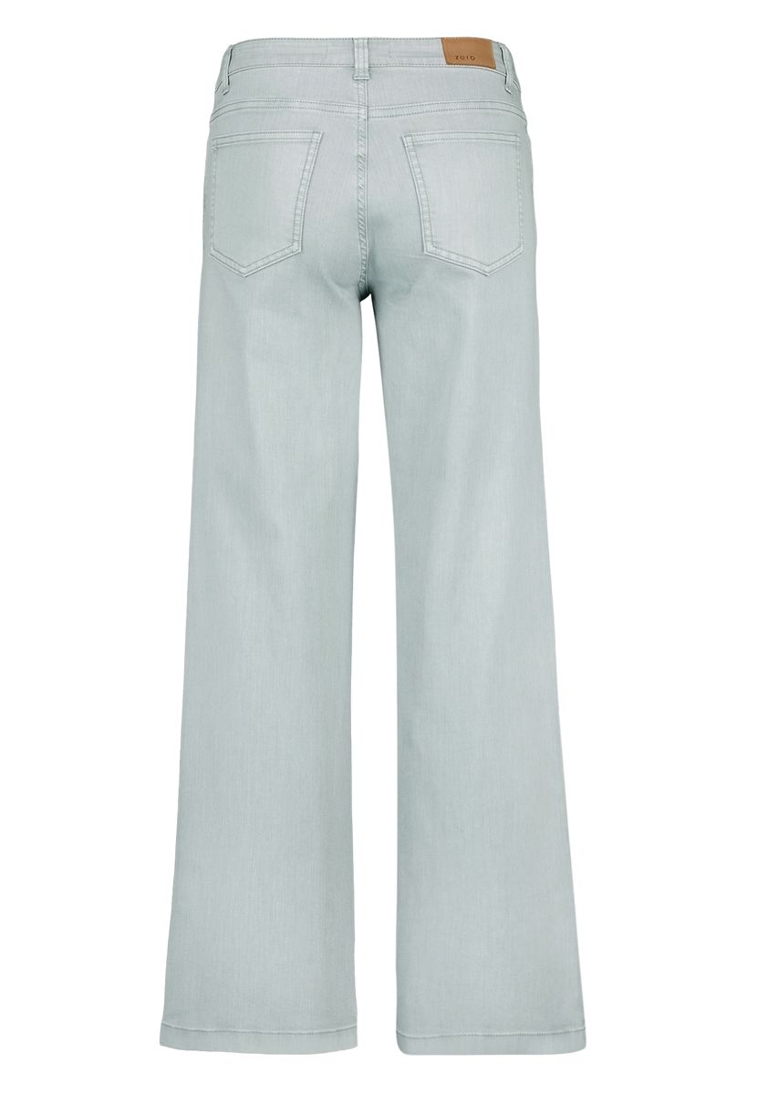 Weit geschnittene Jeans mit heller Waschung