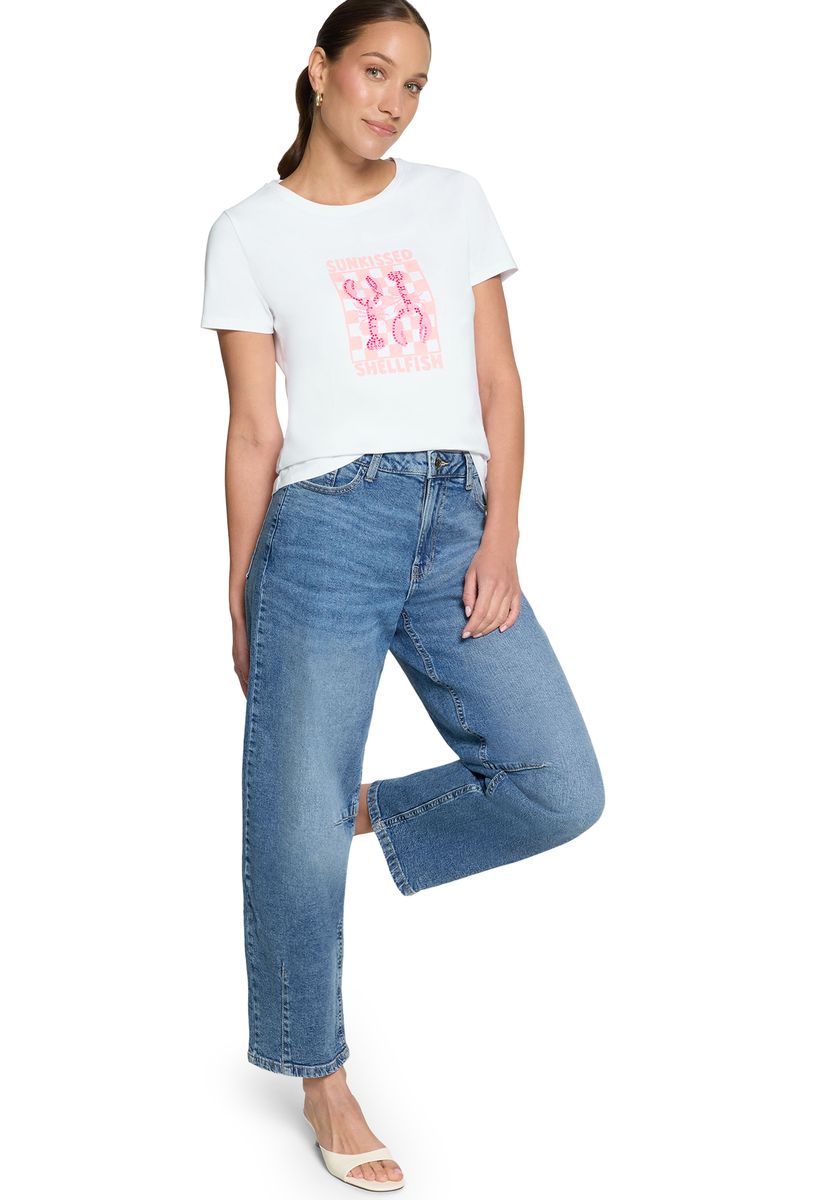 T-Shirt mit Grafikprint aus Baumwolle