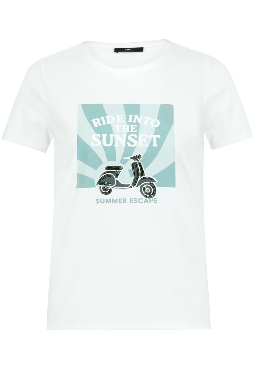 T-Shirt mit Grafikprint aus Baumwolle