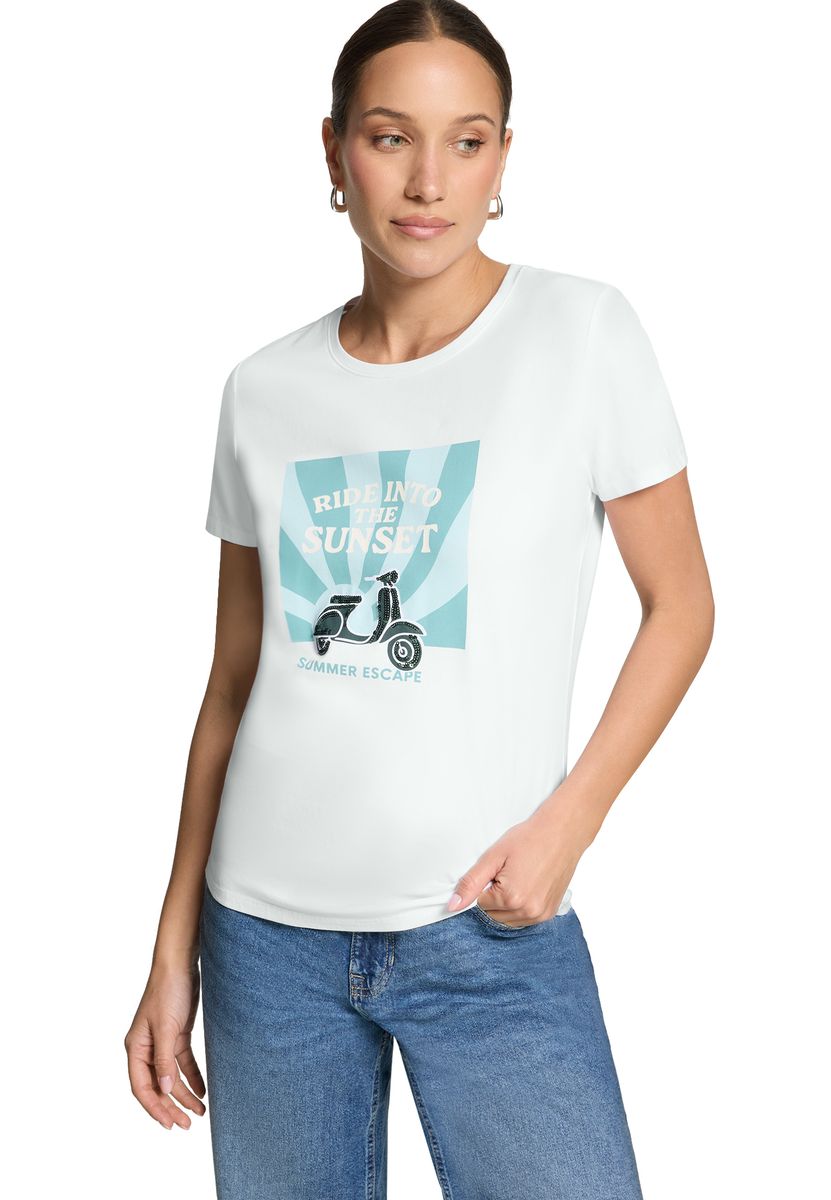 T-Shirt mit Grafikprint aus Baumwolle